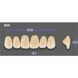 MFT Upper Anterior 3D MASTER Shade 3L15 Mould O44 x6