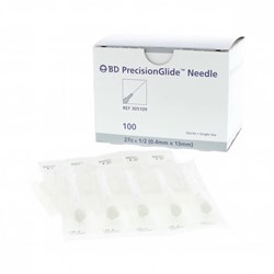 Precision Guide Needle 27G 13mm 301801 Grey Box of 100