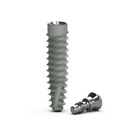 3.8mm x 15mm Tapered Implant Mountless, Laser-Lok, RBT