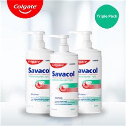 Colgate Savacol Alcohol Free Pre-op Mint Mouthrinse 1L 3PK