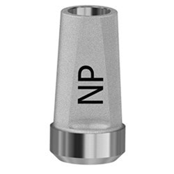 Straight abutment NP on implant Ext.Hex universal
