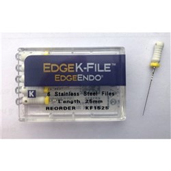 Edge K-File Size 15 31mm Pack of 6