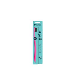 100% Recycled Toothbrush Fuschia (Soft) 8pkt