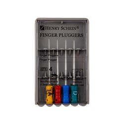 Henry Schein Finger Plugger 25mm Assorted Sizes pkt 4