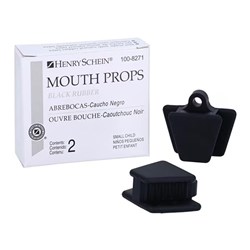 Henry Schein Mouth Prop Small Pedo Black pkt 2