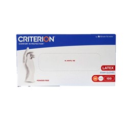 Criterion CL Powder Free Latex Glove Medium box 100