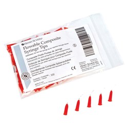 HENRY SCHEIN Flowable tips 18G Orange Pk of 100