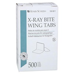 Henry Schein Bite Wing Tabs No Peel box 500