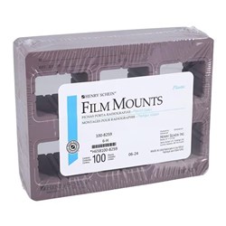 Henry Schein Plastic Opaque Mounts 6H #2 box 100