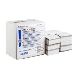 Henry Schein Poly Pad 3.5x3.5cm 100 Sheets pkt 12