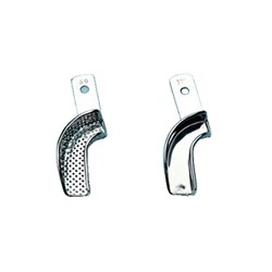 Impression Tray Metal Upper Perforated Edentulous 61 Small