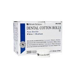 Henry Schein Cotton Roll #2 38mm/1.5" box 2000
