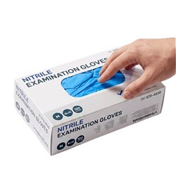 Essentials Nitrile Gloves Blue Powder Free L Carton 10 x 100
