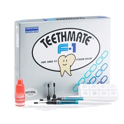 TEETHMATE F1 Kit Clear 2x2.5ml Syringe Pit & Fissure Sealant