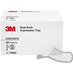 Dual Arch Impression Tray Posterior Refill Pkt 48 Trays