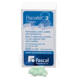 Pascal Racellet Hemostatic Cotton pellets #3 2.3g pkt 350