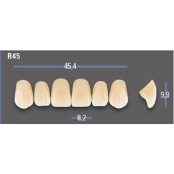 VITAPAN EXCELL Classical Upper Anterior Shade B4 Mould R45