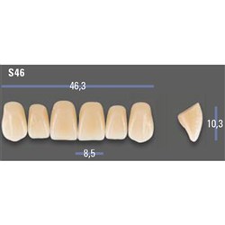 VITAPAN EXCELL Classical Upper Anterior Shade B4 Mould S46