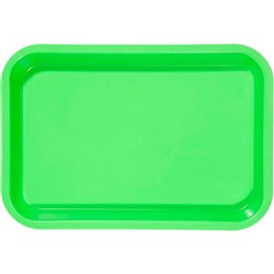 Mini Tray Neon Green 23.81 x 16.19 x 2.22cm