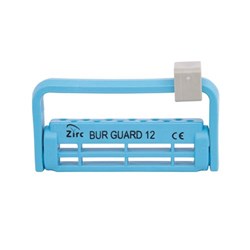 12 Hole Bur Guard Neon Blue