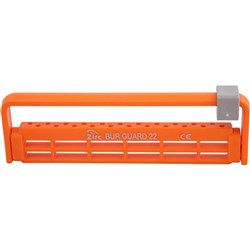 22 Hole Bur Guard Neon Orange